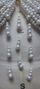 Pearl-Embellished Chain - Strapped Bralette handmade