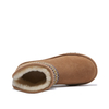 Embroidered Fleece - Lined Ankle Snow Boots
