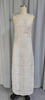 Vintage-inspired Sheer Lace Maxi Slip Dress with Floral Embroidery