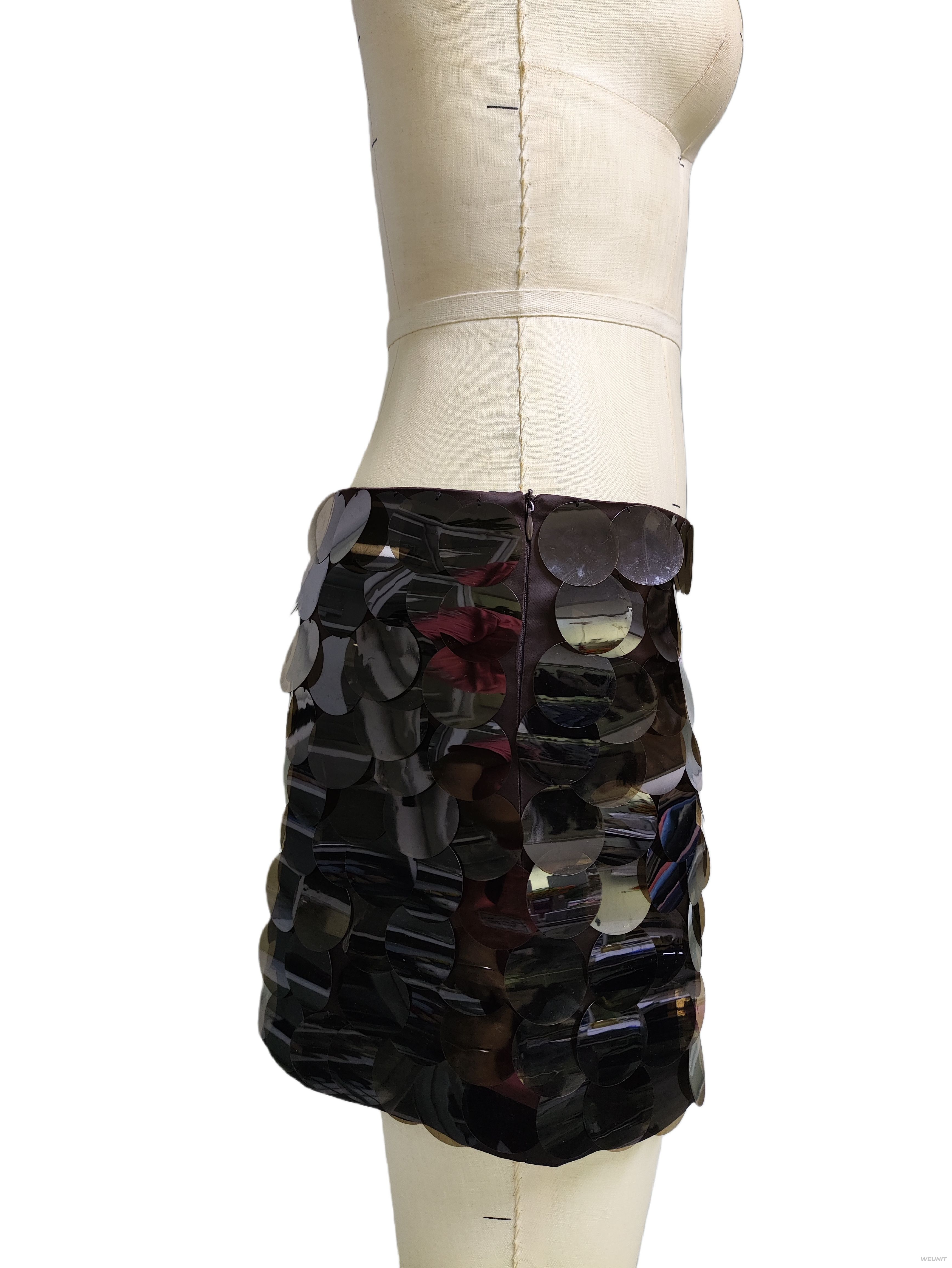 Sequin-Embellished Mini Skirt for Women