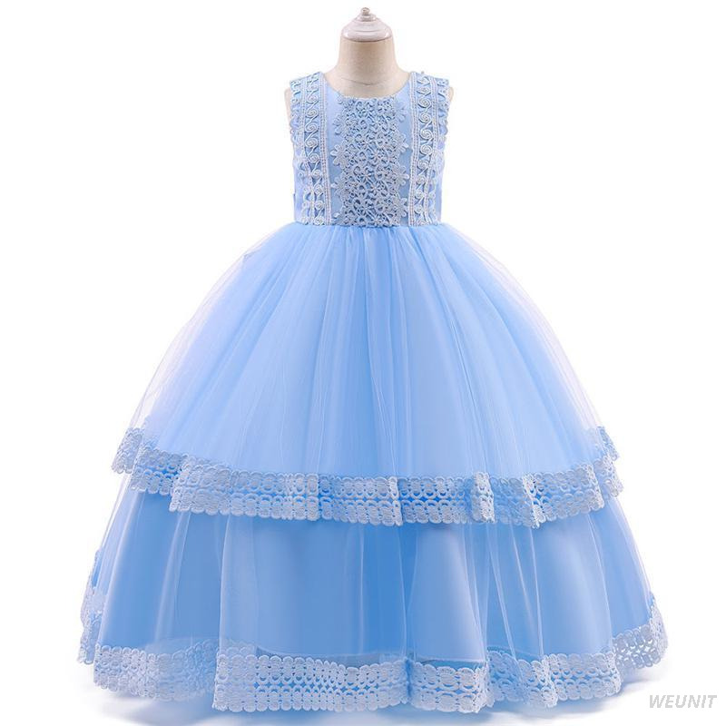 Satin Flower Girl Dress with Gold Bow-Back Elegance