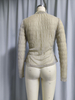 Sparkling Sheer Long-Sleeve Mesh Top for Women