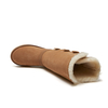 Women's Triple-Button Furry Tall UGG-style KAHKI Boots 