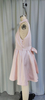 Pink Halter Neck A-line Mini Dress