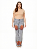 Ladies Jeans with flower printing