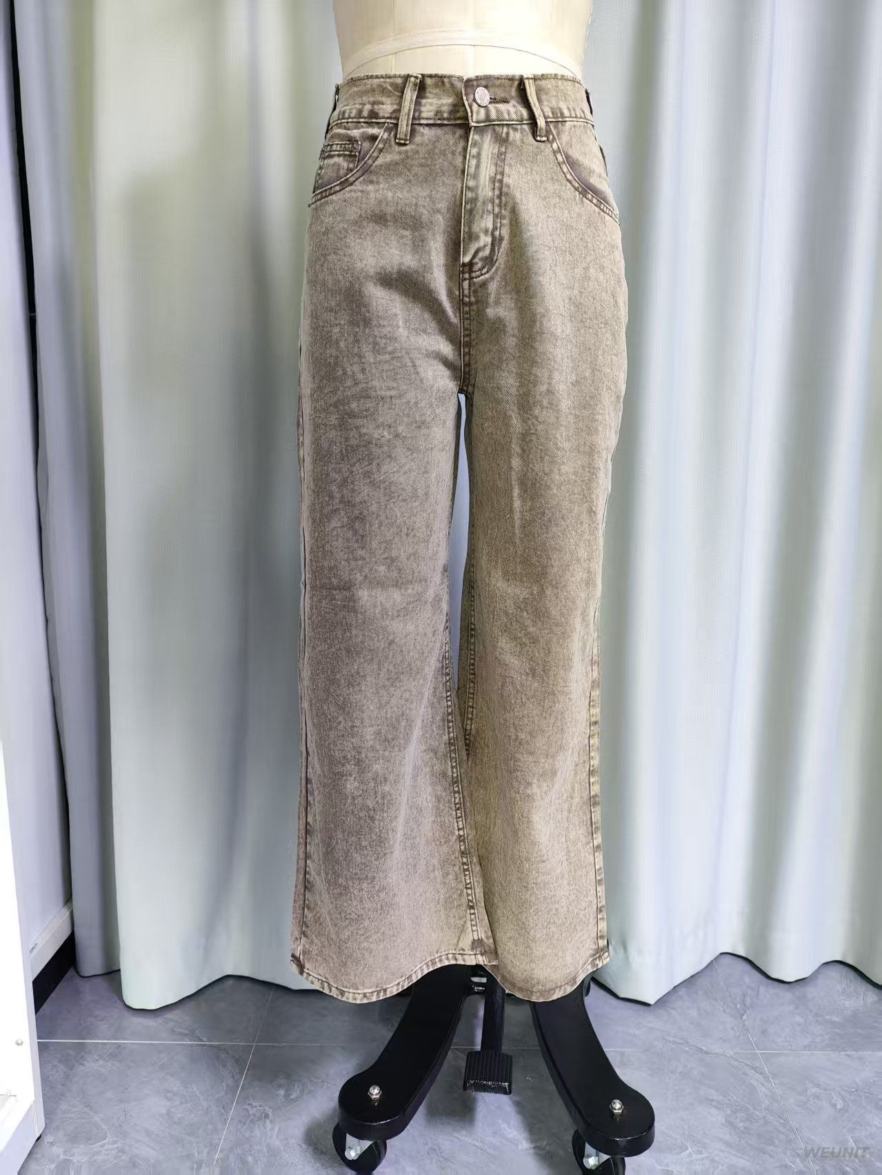 Vintage - Style Wide -Leg Denim Jeans