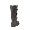 Women's Triple-Button Furry Tall UGG-style Boots