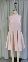 Pink Halter Neck A-line Mini Dress