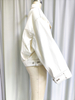 ChicWhite Denim Jacket - Timeless Elegance
