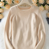 Lace V Neck Sweater For Women Casual Pullovers Long Sleeve Slim Tops Chic Style Clothes Base Female Knitwear Autumn Winter 2025