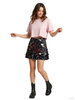 Sequin-Embellished Mini Skirt for Women