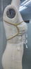 Pearl-Embellished Chain - Strapped Bralette handmade