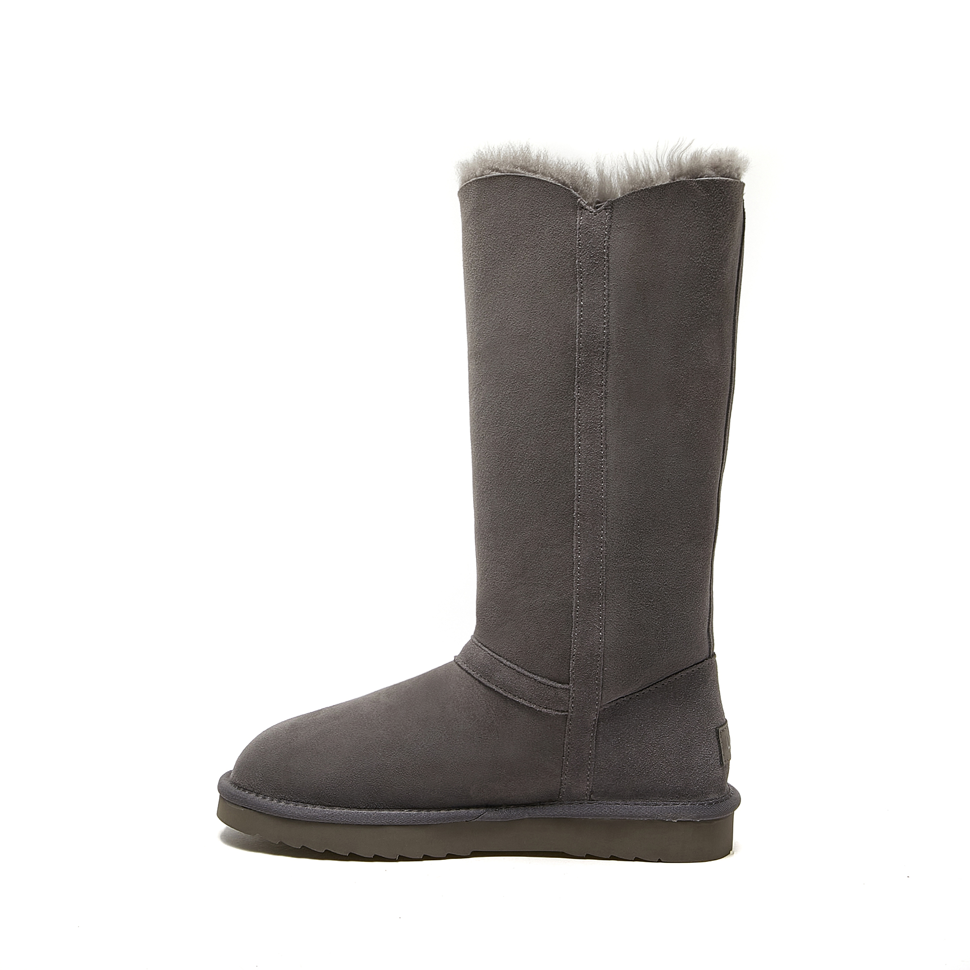 Women's Triple-Button Furry Tall UGG-style Boots